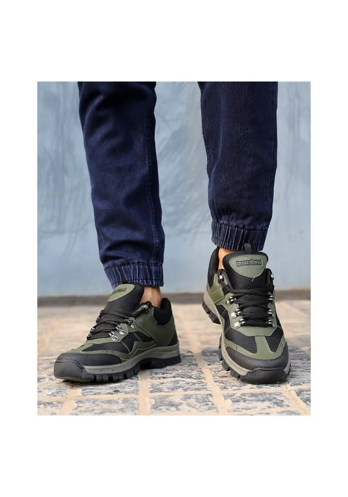 Bacca Bucci Olive Osprey Waterproof Trail and Hiking Shoes for Men | Best Price UAE